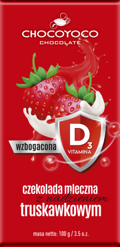 Chocoyoco - Witamina D3 100 g - papier - Truskawka PL.png