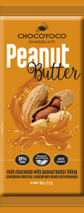 Chocoyoco czekolada nadziewana o smaku masła orzechowego 100g
